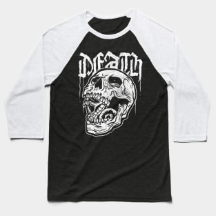 skull and snake Baseball T-Shirt